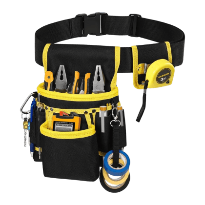 Tool Belt, UUP Magnetic Tool Pouch with 26 Pockets, Heavy Duty Tool Belts for Men,Utility