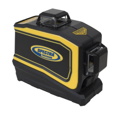 Spectra Precision LT56 3-Plane Laser Tool with Floor / Ceiling Target, Bracket, Rechargeable Battery